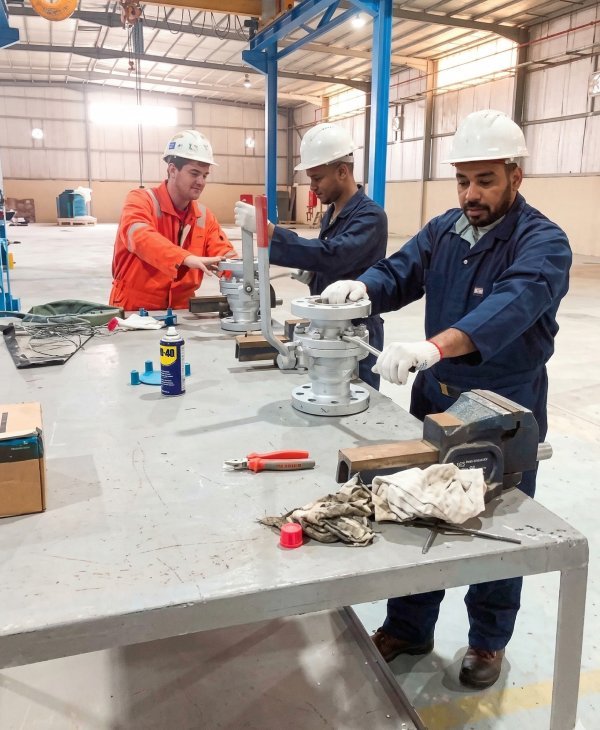 After-sales care and valve services for Saudi plants